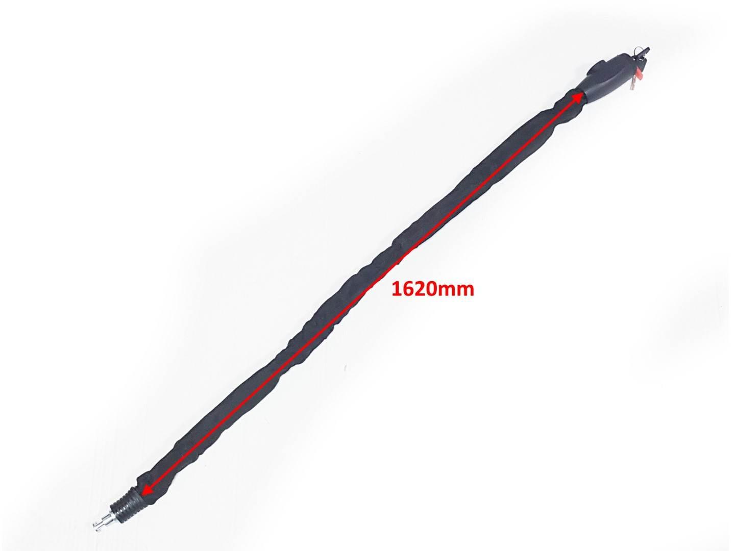 Blokada przeciwkradzieżowa łańcuch/kluczyk 1.8m oxf-3347 dł 8mm*1,8m ox - zdjęcie 2