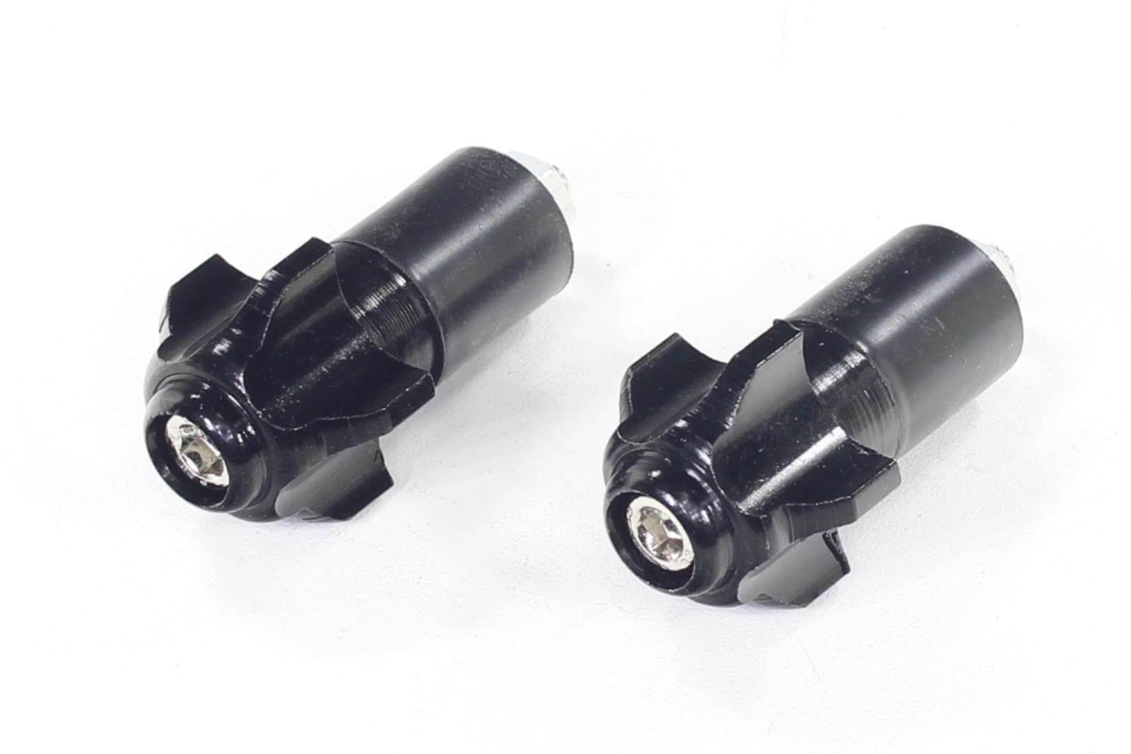 Końcówki kierownicy ciężarki czarne 17mm oxf-026 kpl ox