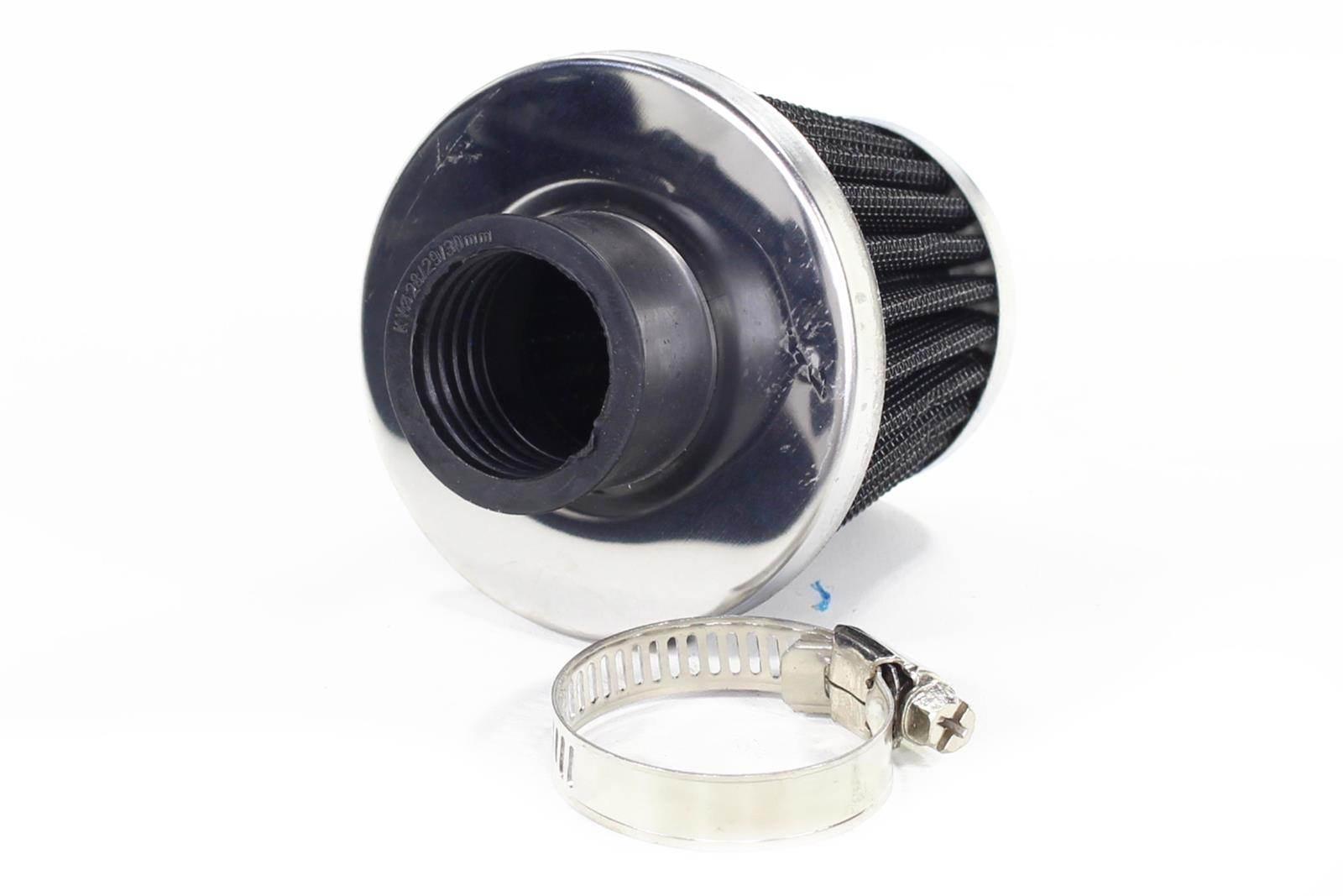Filtr powietrza stożek fi 28mm czarny wb - zdjęcie 3