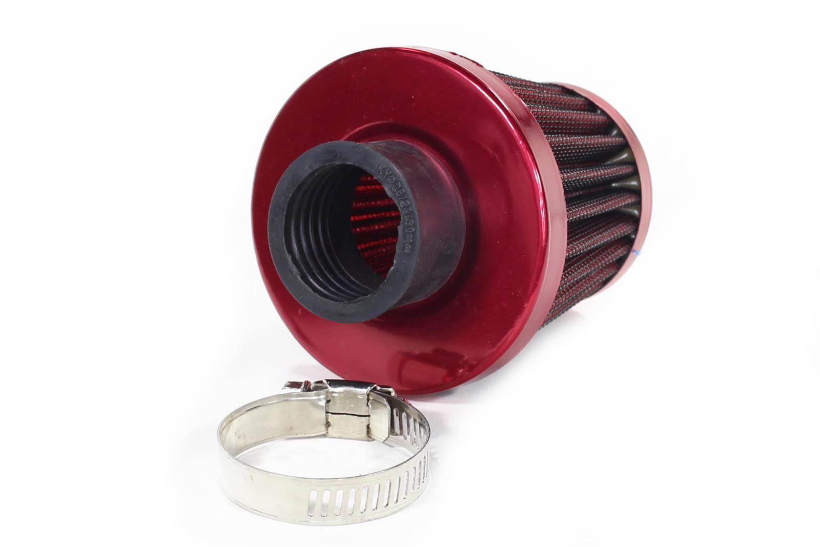 Filtr powietrza stożek fi 28mm czerwony wb - zdjęcie 2