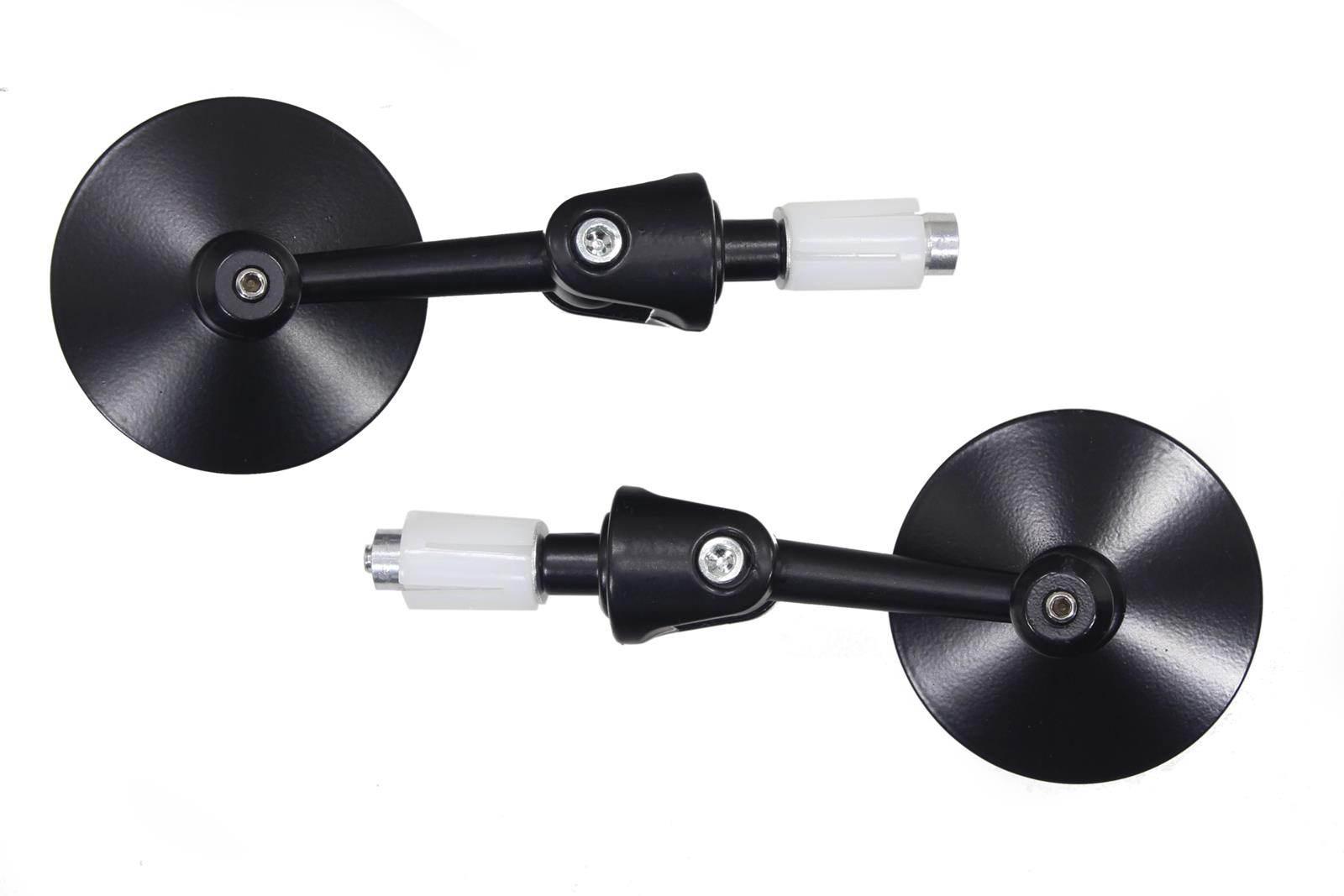 Lusterka motocyklowe czarne mocowanie w kierownicę oxf-8753 kpl ox - zdjęcie 3