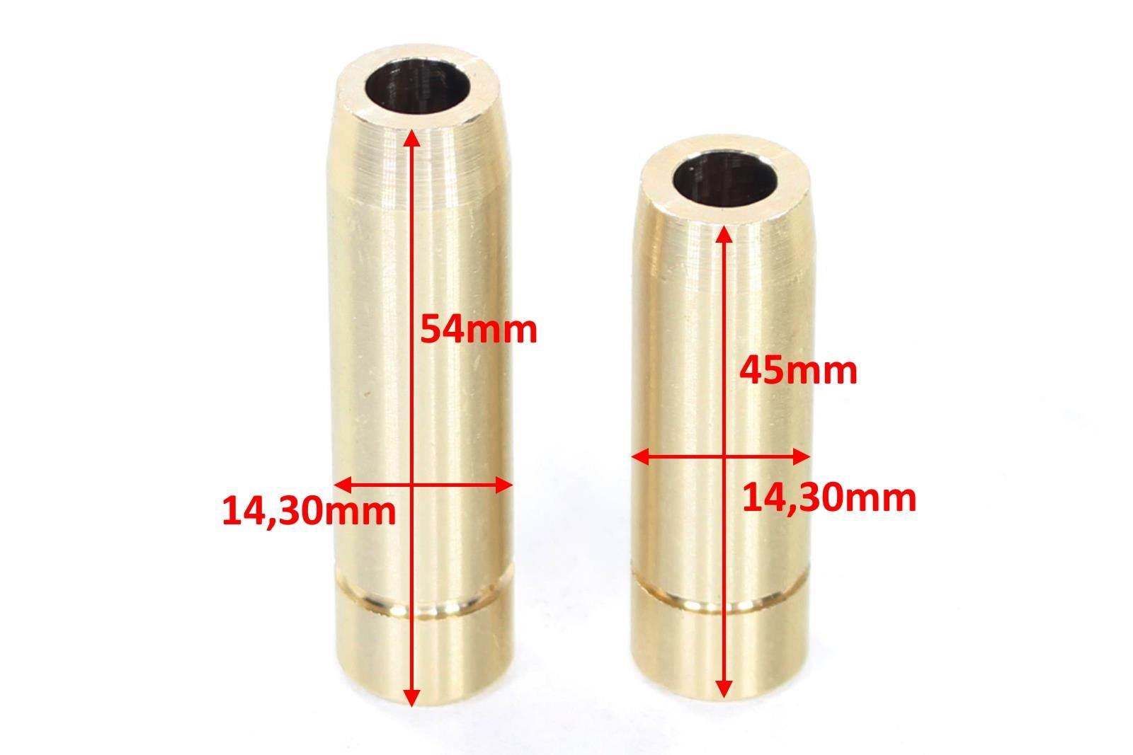 Prowadnica zaworu simson awo 14,30mm brąz l-45/54 kpl di - zdjęcie 3