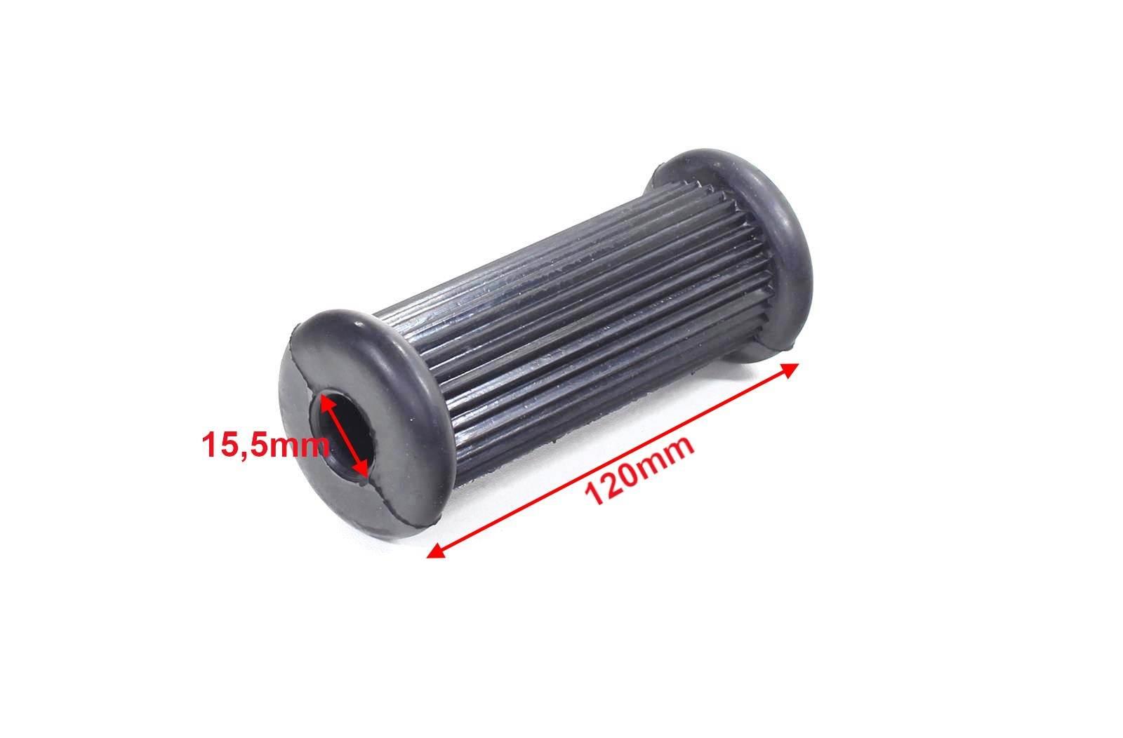 Guma podnóżka kierowcy junak m10 15,5mm ml - zdjęcie 3