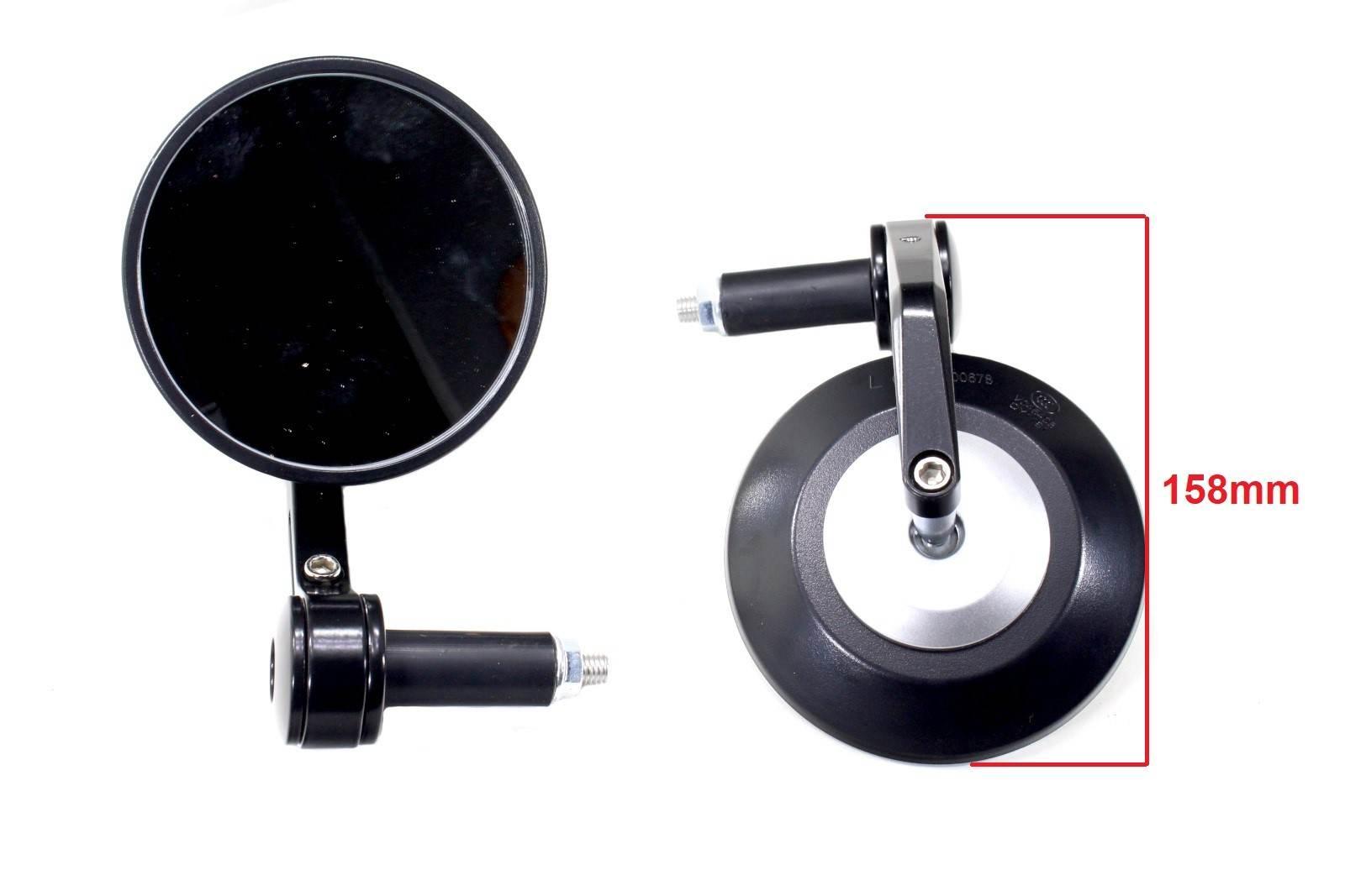 Lusterka motocyklowe w kierownicę 18mm e4 oxf-2396 kpl ox - zdjęcie 2