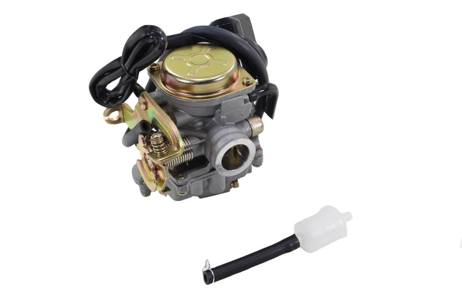 Gaźnik gy6-50 skuter 4t metalowa pokrywa fu