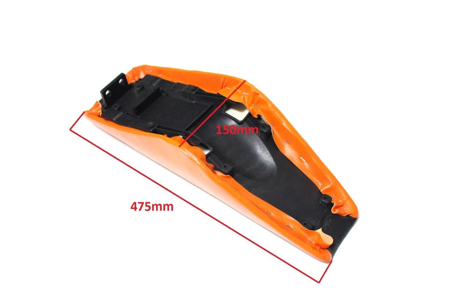 Siedzenie fotel kanapa cross 125 pomarańczowe hb - zdjęcie 3