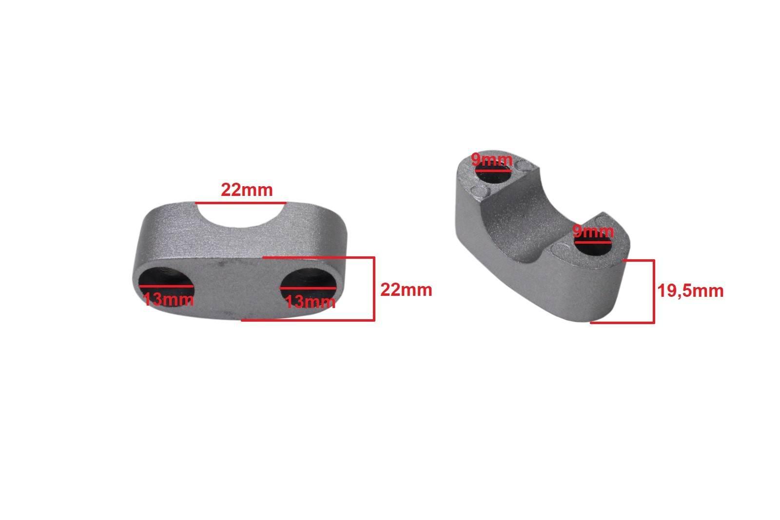 Mocowanie kierownicy street motorower | ROY30124 - zdjęcie 2