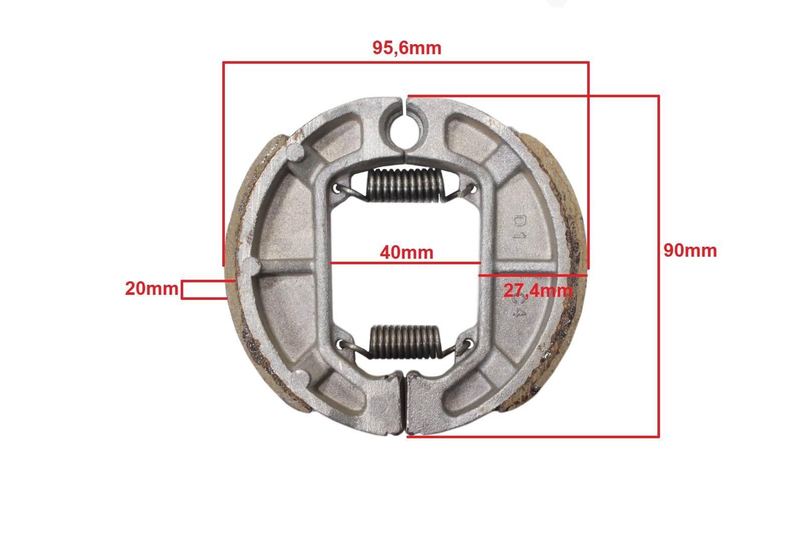 Szczęki hamulcowe piaggio nrg sfera zip 50 rms - zdjęcie 2