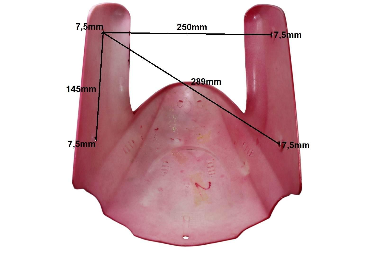 Błotnik przód benzer columbia czerwony mod 3 - zdjęcie 5