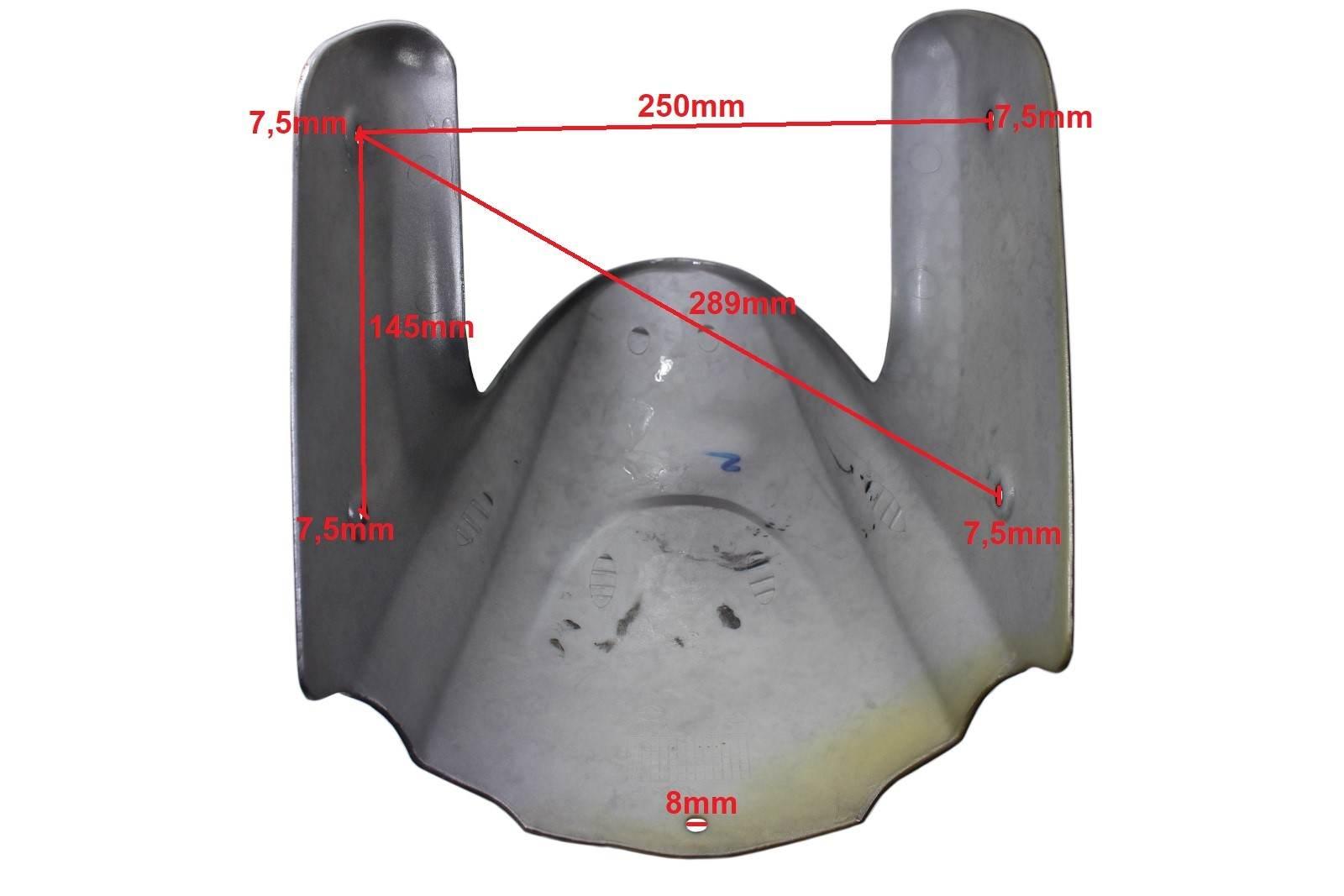 Błotnik przód benzer columbia srebrny mod.1 - zdjęcie 5