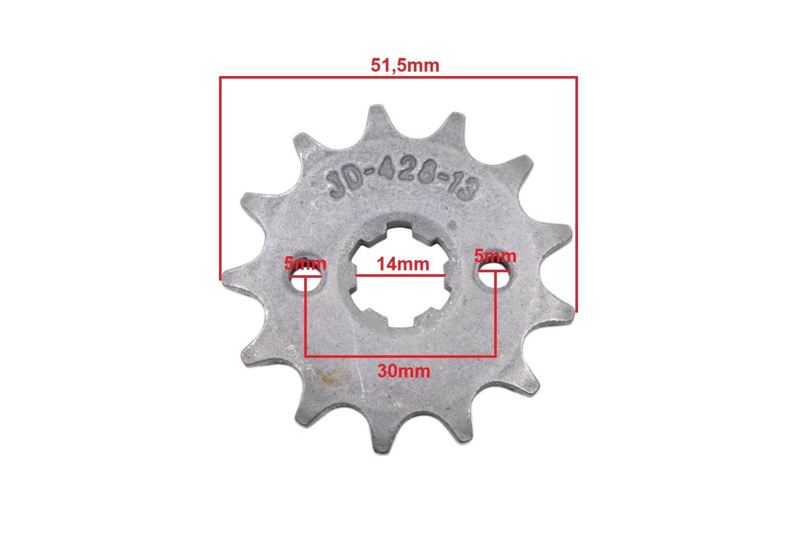 Zębatka przód 428-13z 14x17mm router ws 50 hb - zdjęcie 2