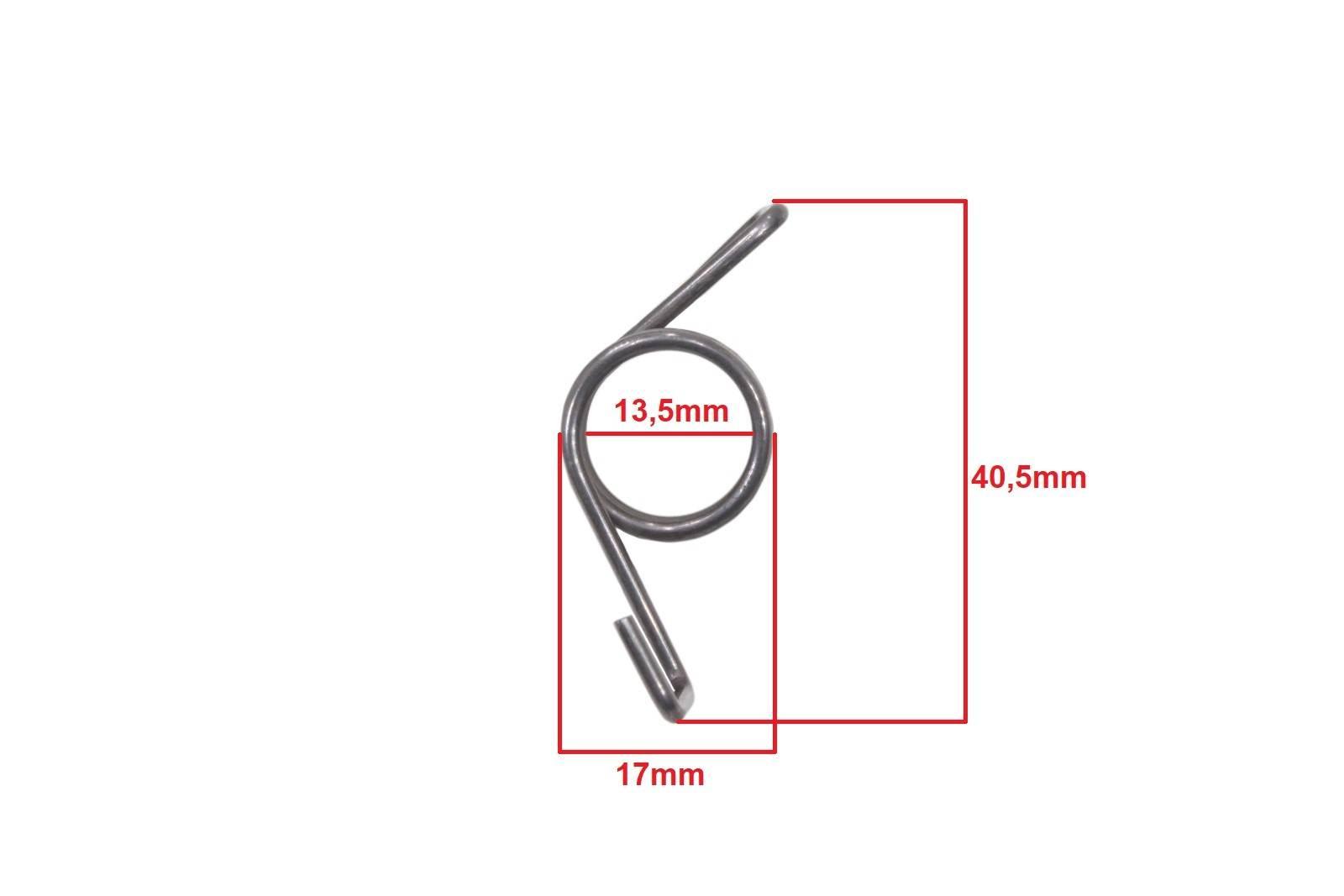 Sprężyna stopki kierowcy cross 125 hb | ROY30502 - zdjęcie 2