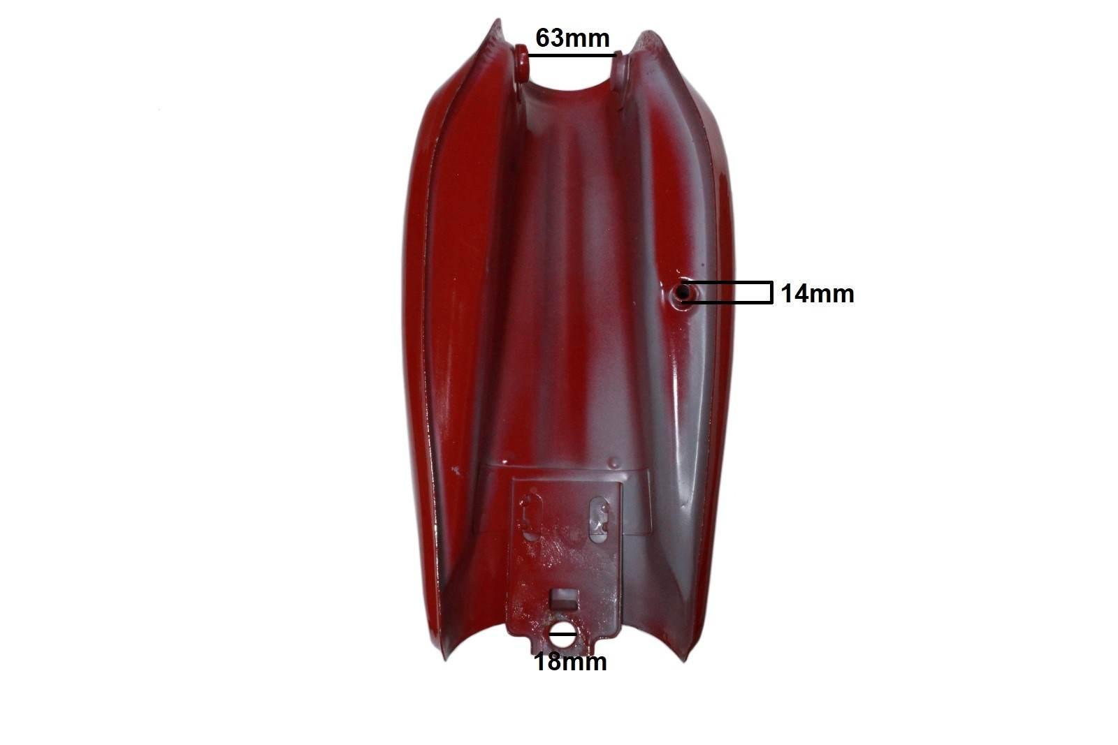 Zbiornik paliwa benzer router ws50 street czerwony - zdjęcie 5