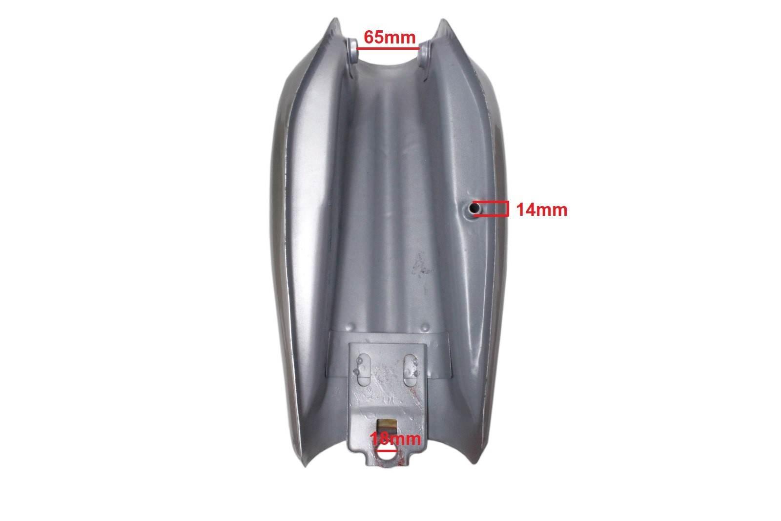 Zbiornik paliwa benzer router ws50 street srebrny - zdjęcie 5