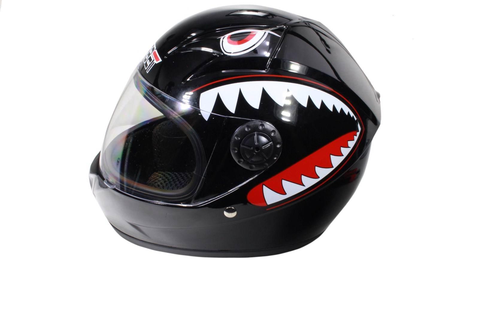Kask safebet hf-909 black e26 mały m shark - zdjęcie 3