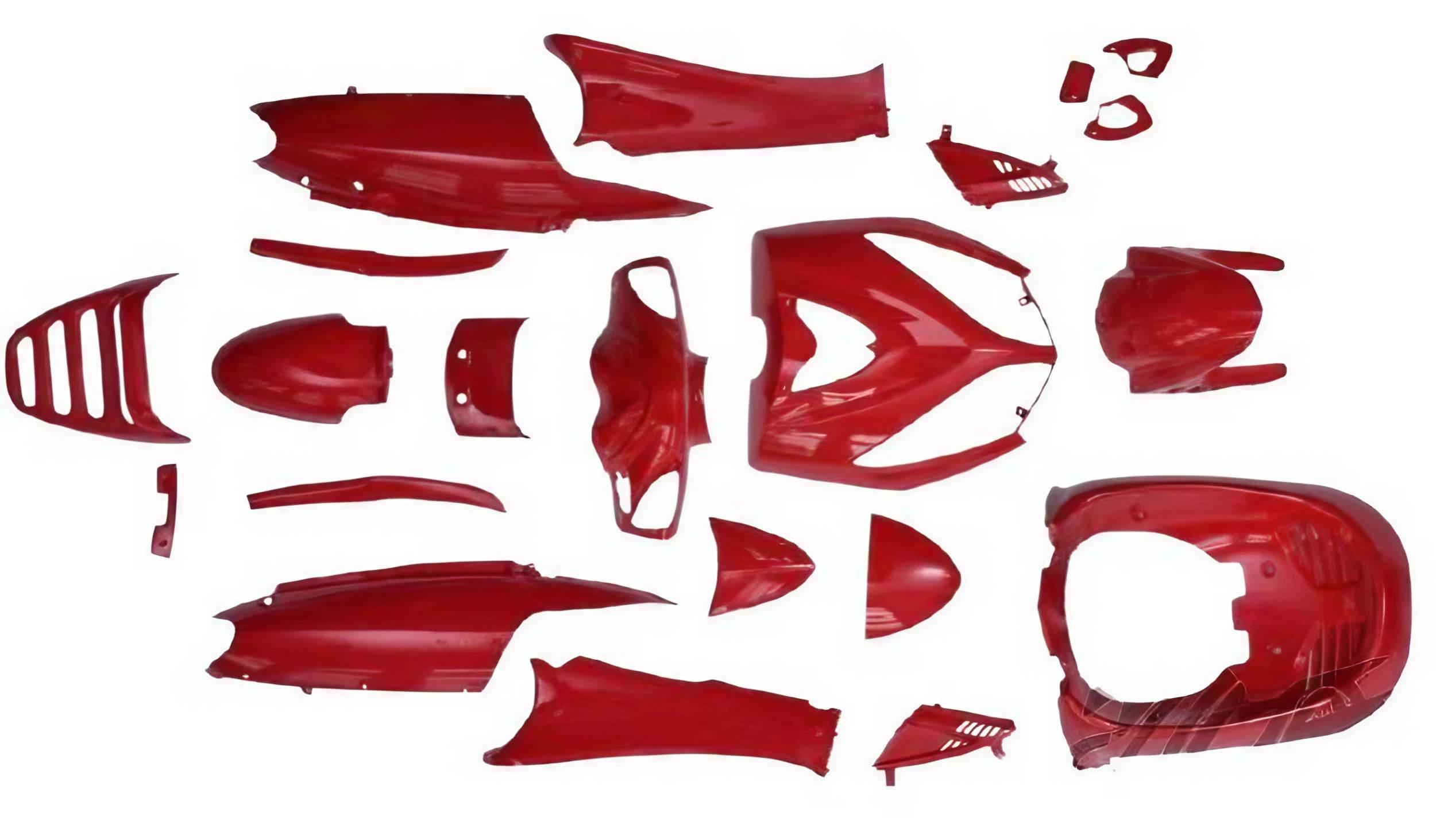 Zestaw plastików komplet owiewki osłona błotnik qt-4 2013 shapy 50