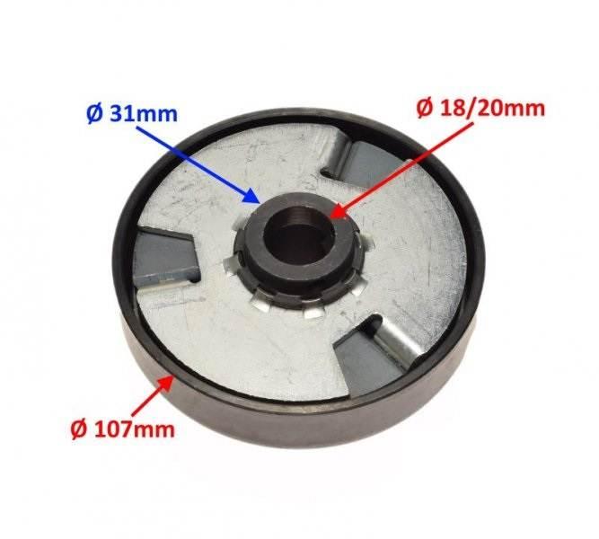 Sprzęgło honda loncin lifan kipor zipper kama 160 200 gx270 390 - zdjęcie 3