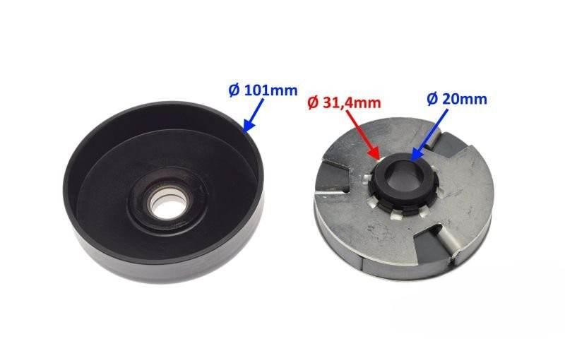 Sprzęgło tył lifan gokart 160 200 odśrodkowe - zdjęcie 3