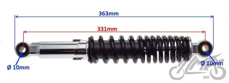 Amortyzator tył longjia lj125t-8m | ZLP6101 - zdjęcie 2