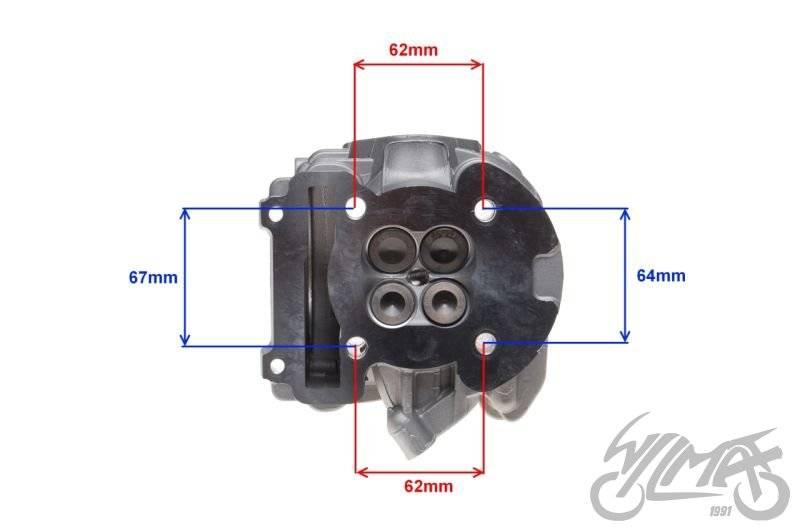 Cylinder yamaha cygnus 125 63,00mm ceramiczny w - zdjęcie 4