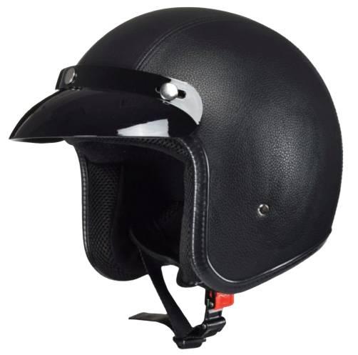 Kask awina otwarty XXXS tn8658 czarna skóra