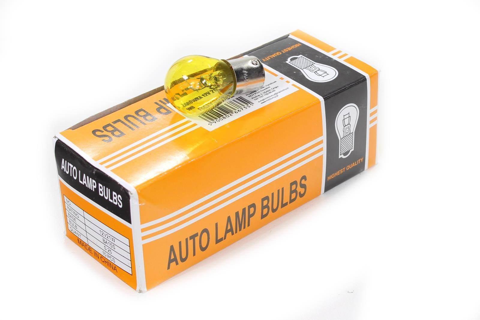 Żarówka 12v 21w pomarańczowa wb 1 szt