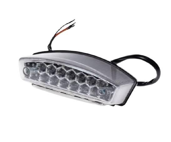 Lampa tył atv led jasny klosz | AM9938