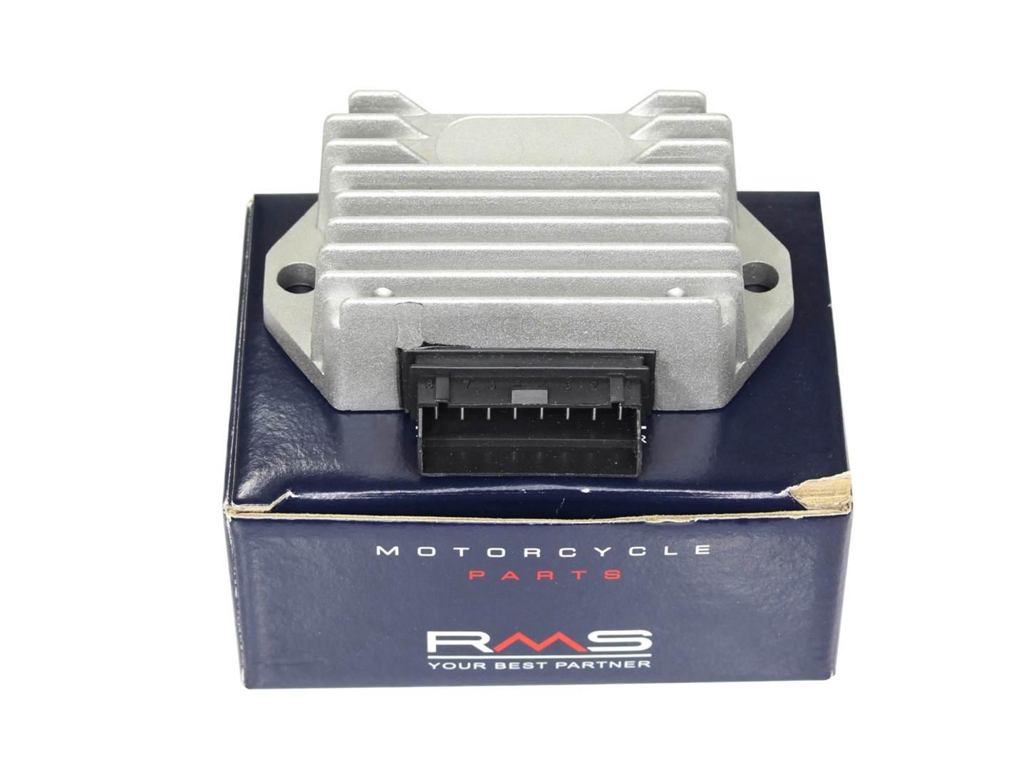 Regulator napięcia aprilia derbi gilera piaggio rms pasuje do modeli: aprilia-scarabeo/sr/mojito retro'-custom derbi-atlantis/gp1 gilera-runner/stalker/storm piaggio-ape/diesis/fly/free delivery/liberty/nrg/typhoon/vespa/zip/hexagon