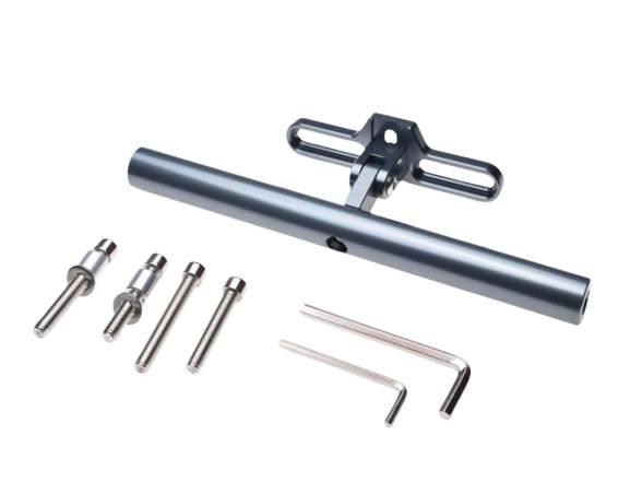 Uchwyt uniwersalny na kierownicę cnc tytan