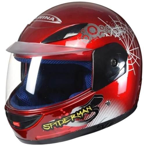 Kask mini rozmiar głowy 47-48 cm czerwSpiderman
