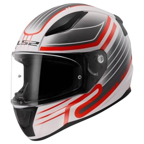 Kask ls2 ff353 rapid ii circuit white red-06 xl