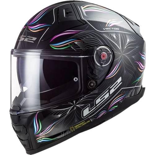 Kask ls2 ff811 vector ii tropical black wh.-06 s