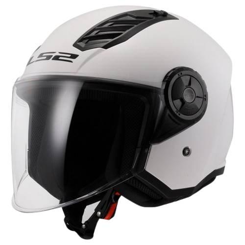 Kask ls2 of616 airflow ii solid white-06 m