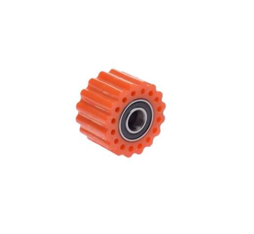 Rolka prowadząca łańcucha nap38 mm pomarańczowa