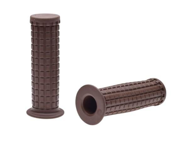 Guma kierownicy retro brązowa karbowana | AW56964