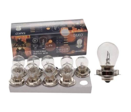 Żarówka 12v 15w p26s/scooters 10 szt bez eec tako
