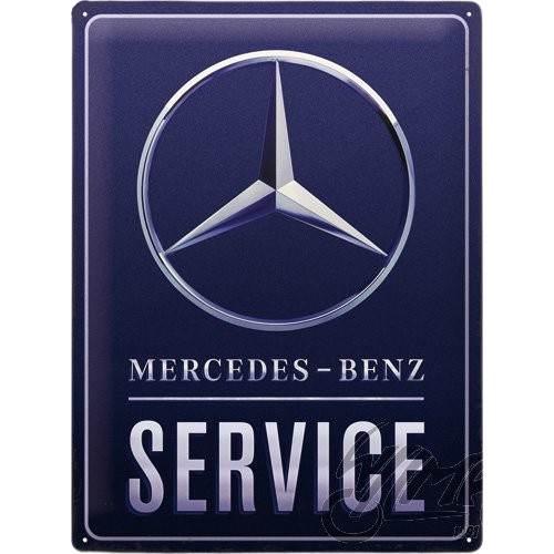 Tablica plakat 30x40 mercedes benz blue 23318