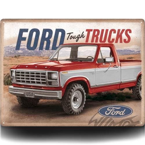 Tablica plakat 30x40 ford tough trucks f25 23324