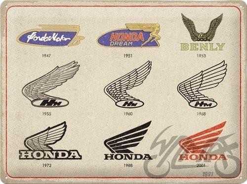 Tablica plakat 30x40 honda mc logo evolution 23336