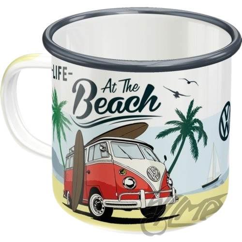 Kubek beach emaliowany 43218 | NAR43218