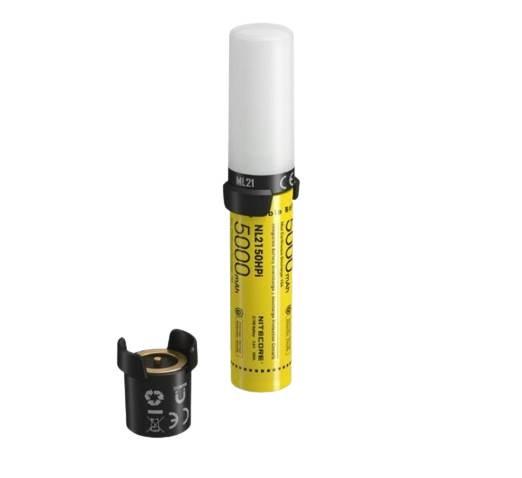 Bateria z latarką i ładowarką nitecore 21700