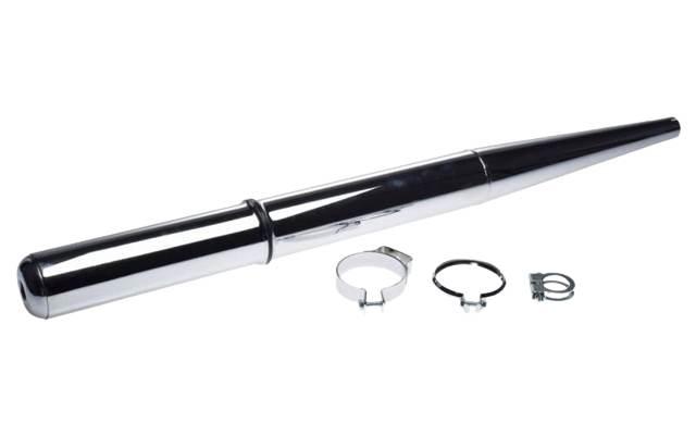 Tłumik simson sr50 sr80 chrom z obejmą | SN80039