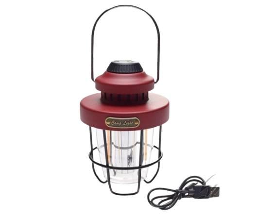 Lampa retro camping czerwona | AA25471C
