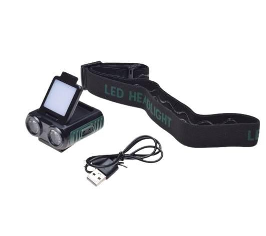 Latarka czołowa na daszek czapki | AA25493