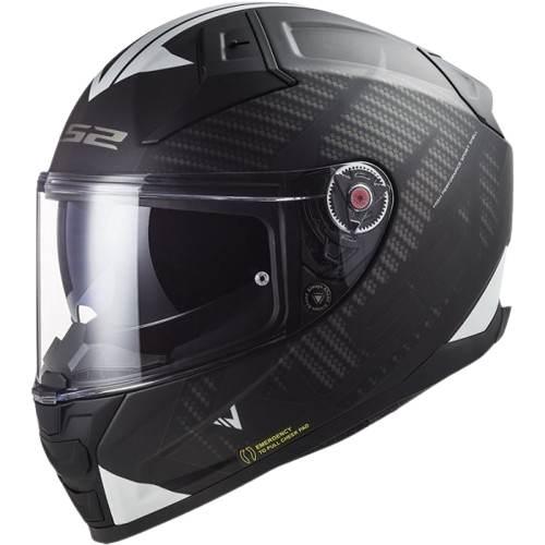 Kask ls2 ff811 vector ii splitter black wh.-06 l