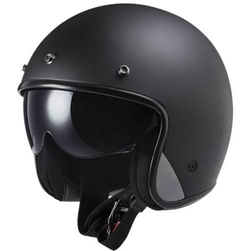 Kask ls2 of601 bob ii solid matt black-06 xl