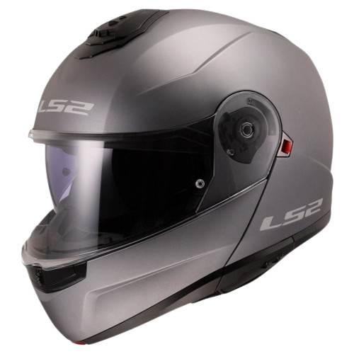 Kask ls2 ff908 strobe ii solid matt titanium-06 xs