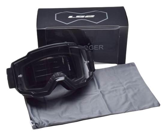 Gogle ls2 charger czarne clear visor | AK7202001012