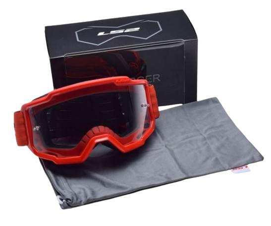 Gogle ls2 charger czerwone clear visor | AK7202001032