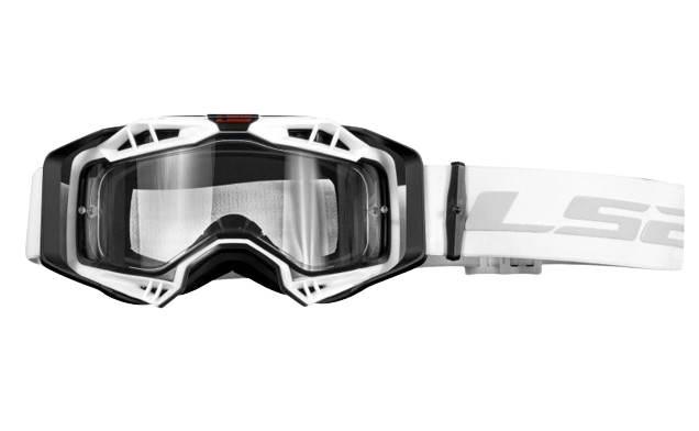 Gogle ls2 aura enduro białe pinlock extra